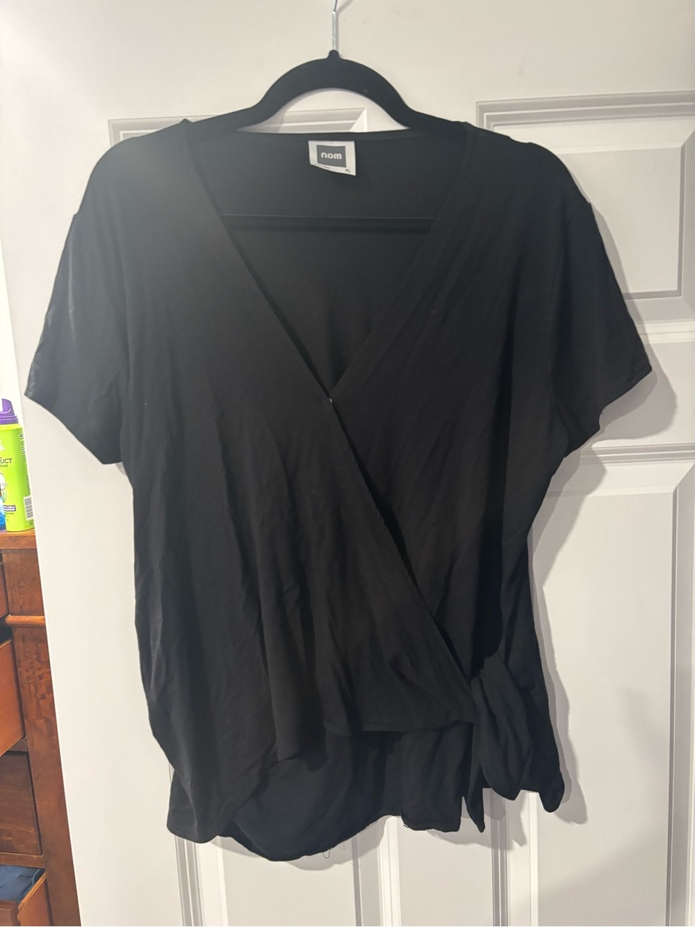 NOM Maternity/Nursing Top Tie Twist - XL